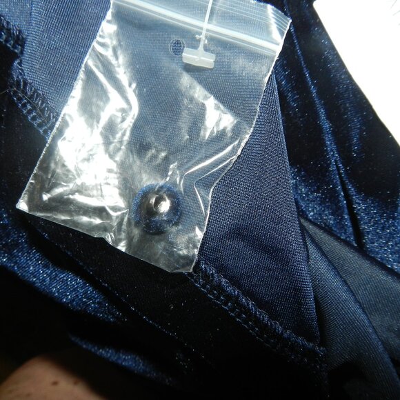 Alexia Admor Oakless Navy Velvet Flutter Flare Sleeve Dress XL $245 🆕⌚📦🏃💨🚚 - Picture 12 of 16